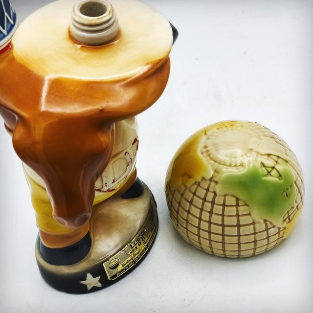 Ceramic Superhero Donkey Carafe by Jim Beam, USA, 1980s For Sale - Image 4 of 14