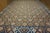 1930s Indian Cotton Dhurrie Carpet ( 12'2" x 15'2" - 371 x 462 ) Antique Large Cotton Blue Flat Weave Rug, Circa Date:...