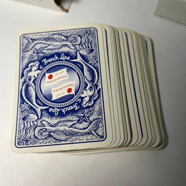 Vintage French Line Playing Cards For Sale In New York - Image 6 of 7