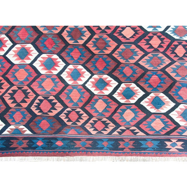 Early 20th Century Persian Ersin Kilim Rug For Sale In Chicago - Image 6 of 15