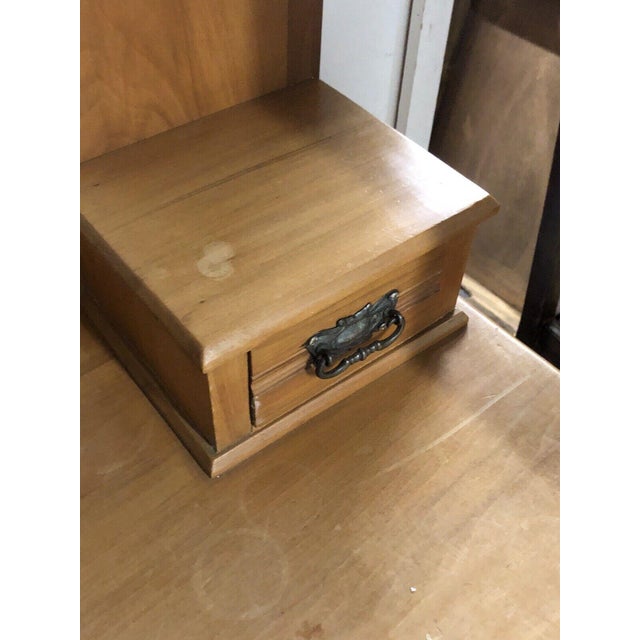 Edwardian Satin Walnut Dressing Table For Sale - Image 6 of 7