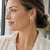 Late 20th Century Late 20th Century 18k Yellow Gold Tsavorite, Ruby and Diamond Bird Earrings, A Pair For Sale - Image 5 of 5
