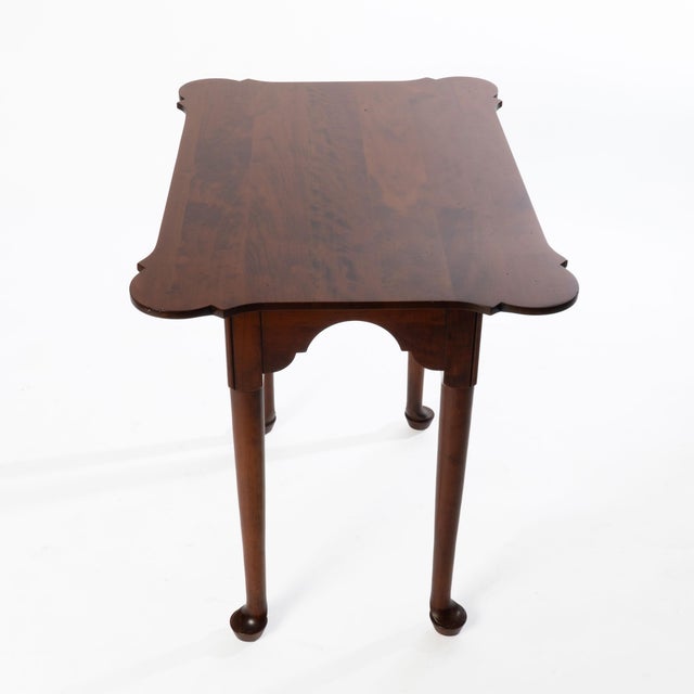 Brown Madison Square Furniture Cherry Porringer Top Tables - a Pair For Sale - Image 8 of 11