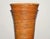 Wood 1970s Tall Bohemian Brown Reed Cane Bamboo Handcrafted Tall Cone Shape Floor Vase For Sale - Image 7 of 12