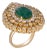 Diamond Emerald Ring in 18k gold For Sale