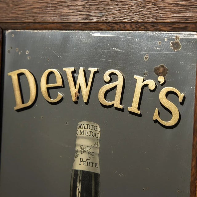 Dewars & Sons Old Liqueur Whisky Mirror, 1930s For Sale - Image 9 of 13