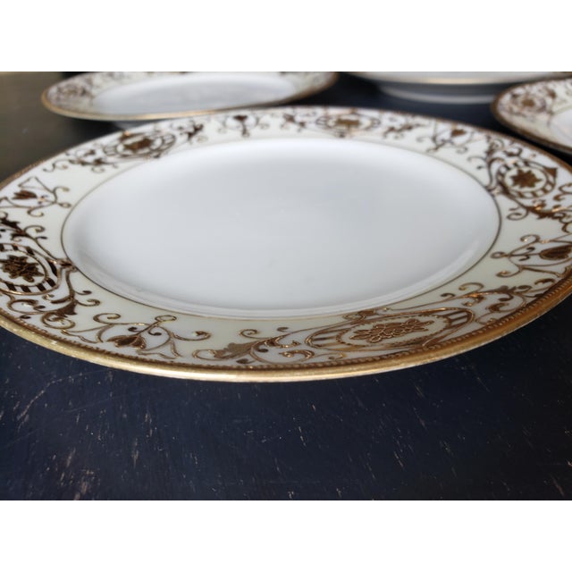 1910s Vintage Noritake Salad Plates- Set of 4 For Sale - Image 5 of 9
