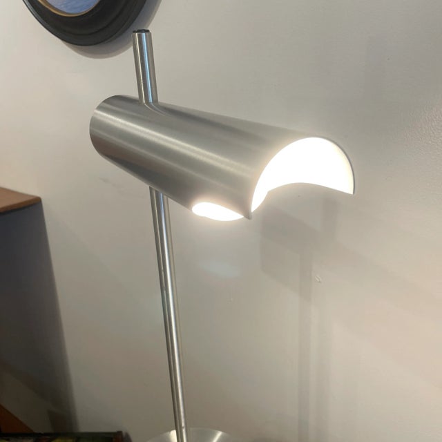 Mid-Century Modern Original Mid-Century Modern Stainless Steel Raak Table Lamp For Sale - Image 3 of 9