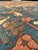 Antique Persian Serapi Carpet, Handmade Rug Light Blue, Ivory, Rusty Red For Sale - Image 12 of 18