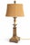 A striking vintage table lamp with tropical Hollywood Regency character, this sculptural piece brings together pineapple...