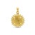 Australian Gold Nugget Kangaroo Diamond Halo Necklace For Sale - Image 4 of 6