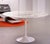 Metal Mid-Century Marble and Fiberglass Tulip Dining Table by Eero Saarinen for Knoll International, 1960s For Sale - Image 7 of 7