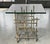 Modern Modern Paul Ferrante Mondrian Silver Gilt Metal Side Table For Sale - Image 3 of 6