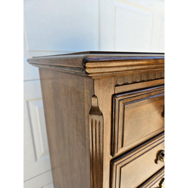 Late 20th Century Ethan Allen Seven Drawer Lingerie Chest For Sale - Image 5 of 14