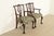 Romweber Romweber Antique Chippendale Carved Mahogany Armchairs, Pair For Sale - Image 4 of 13