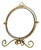 Antique English Brass Shaving Magnifying Mirror, 1910s For Sale