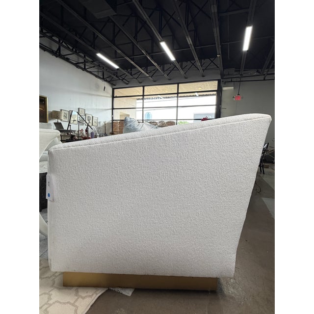 White Custom Sofa For Sale - Image 8 of 9