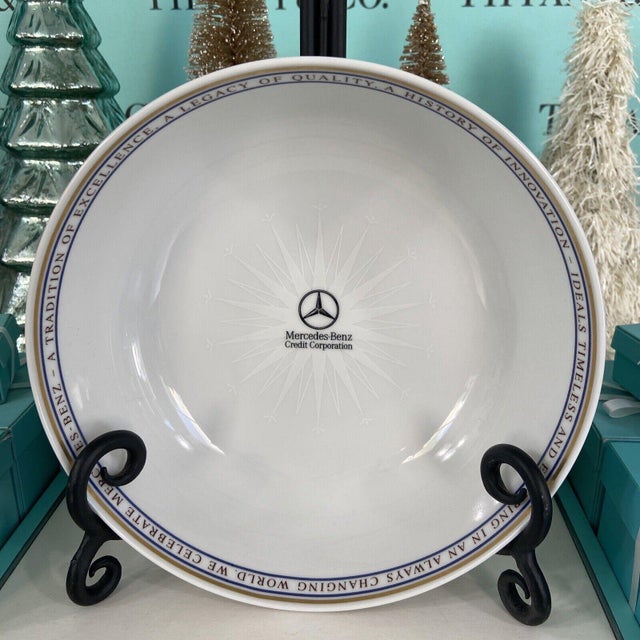 Tiffany Mercedes Benz Porcelain Bowl Commemorative - Made in Japan For Sale - Image 9 of 14
