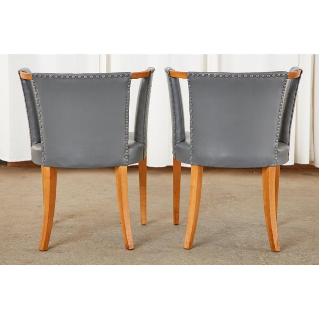 Mid 20th Century Set of Six Eliel Saarinen Birch Dining Chairs For Sale - Image 5 of 12