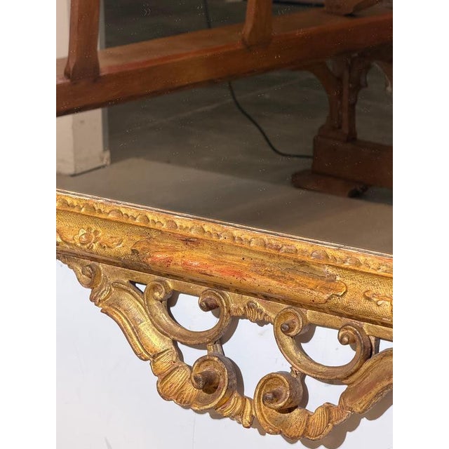 Antique French Giltwood Mirror For Sale - Image 6 of 8
