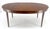 Very Fine Oval Walnut Banded 68” Long Dining Table w/ 2 Leaves MINT For Sale - Image 12 of 18