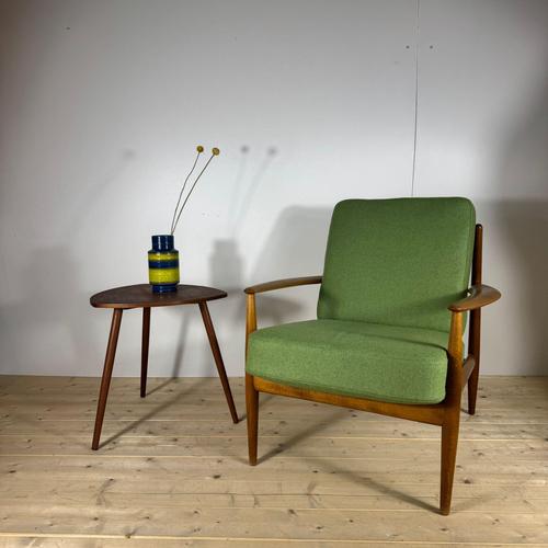Green Vintage Armchair by Grete Jalk, Denmark, 1961 For Sale - Image 8 of 8