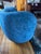 2020s Ferm Living Rico 2 Seater Sofa in Blue Velvet For Sale - Image 5 of 6