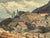 Lucien Poignant, Chain of the Alps in the Grenoble Valley, Oil on Panel For Sale - Image 13 of 18