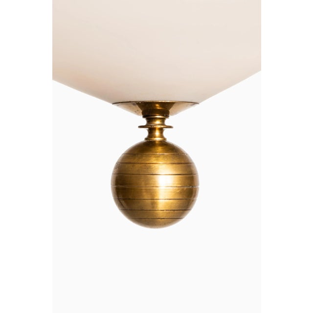 Swedish Art Deco Ceiling Lamp, 1940s For Sale - Image 3 of 9