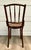 Antique Vienna Secession Bentwood Chair Attributed to Mundus With Floral Art Nouveau Seat For Sale - Image 9 of 16