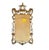 Wood Chinese Chippendale Style Whitewashed Wall Mirror, Hand-Carved Wood For Sale - Image 7 of 9