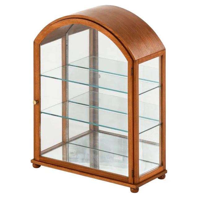 Display Cabinet in Mahogany and Glass attributed to Josef Frank, 1960s For Sale - Image 6 of 6