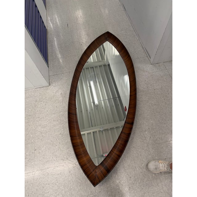 Modern Canoo Shaped Mirror For Sale - Image 3 of 3