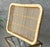 Wood Albini-Inspired Mid 20th-Century Rattan Tray With Rounded Corners & Cut-Out Handles For Sale - Image 7 of 18