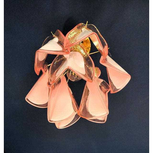 1970s Vintage Murano Glass Ceiling Lamp, 1971 For Sale - Image 5 of 6