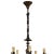 Traditional Austrian 14-Light Chandelier in Burnished Bronze with Swarovski Pendants, Late 1800s For Sale - Image 3 of 7