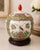 1980s Large Chinese Famille Rose Porcelain Ginger Jar With Lid & Carved Hardwood Stand – Court Scene & Phoenix Motif For Sale - Image 5 of 6