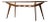 Sculptural Mahogany Dining Table by Franco Albini, Italy, 1950s For Sale