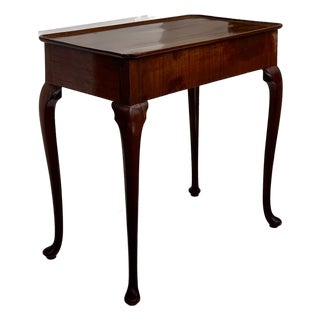 Queen Anne Walnut Tea Table Late 19th Century For Sale