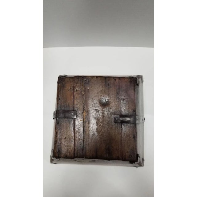 Brown 19th Century Wood Rice Container For Sale - Image 8 of 10