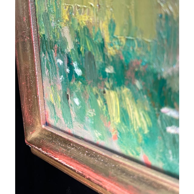 Ernest Voegeli, Autumn Trees, Oil on Canvas For Sale - Image 8 of 11