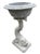 Neoclassical Vintage Neoclassical Cast Stone Fish Pedestal Fountain Planter For Sale - Image 3 of 12