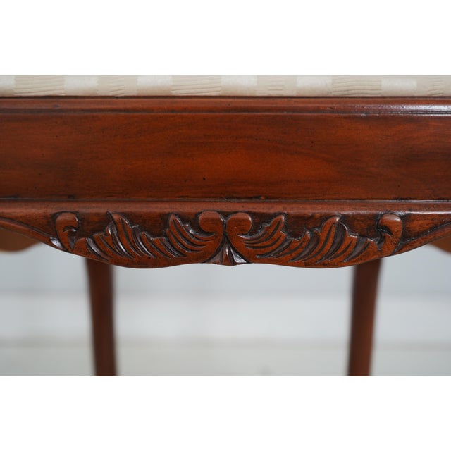 Carved Mahogany Chippendale Style Chair W. Claw Feet For Sale - Image 15 of 18