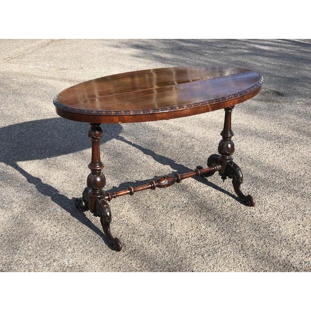 Victorian Side Table on Cabriole Feet For Sale - Image 9 of 14