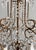 Vintage Italian Crystal Beaded Chandelier For Sale - Image 4 of 6