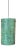 Green Polyester Sugar Tube Pendant Lamp by John and Sylvia Reid for Rotaflex, 1960s For Sale