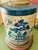 Blue 1980s Wildwood Tin Blue Willow Table Lamp For Sale - Image 8 of 12