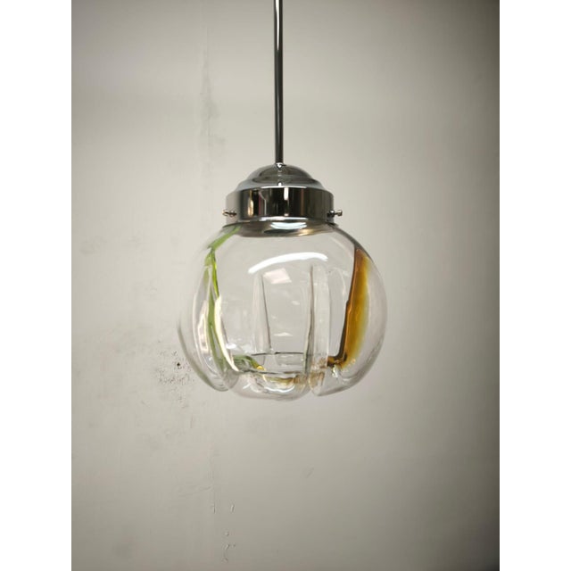 Murano Glass Pendant Lamp, 1970s For Sale - Image 6 of 18