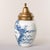 Dutch Delftware Blue & White Tobacco Jar, "St. Omer," With Brass Lid, Early 19th Century For Sale - Image 4 of 9