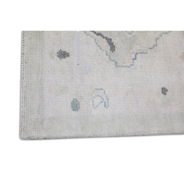 Modern Handmade Turkish Oushak Rug 12'4"x15'4" For Sale In Houston - Image 6 of 7